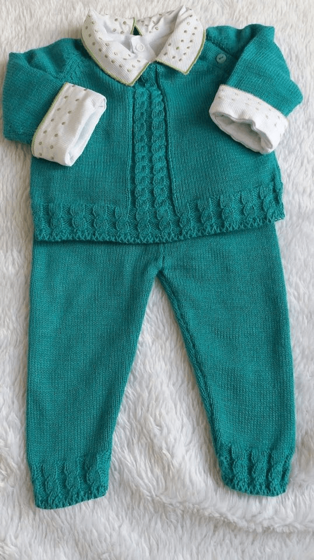 Casaco ( calça e body)